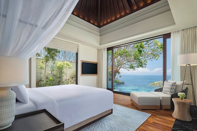 Panoramic Ocean Pool villa at Umana Bali. Photos: LXR Hotels