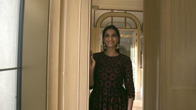 Dubai, United Arab Emirates - January 31, 2016. Sonam Kapoor a Bollywood star is set to promote her movie Neerja. ( Jeffrey E Biteng / The National ) Editor's Note; ID 48781