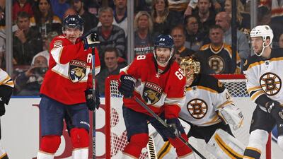 Jaromir Jagr (68) is now fourth all-time in number of NHL games played. Joel Auerbach / AFP