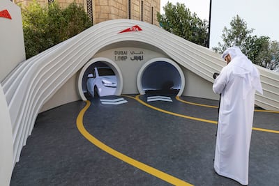 Plans for the Dubai Loop were on display at the World Governments Summit. Antonie Robertson / The National