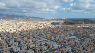 Mohamed bin Zayed City in Fujairah comprises 1,100 villas. Wam