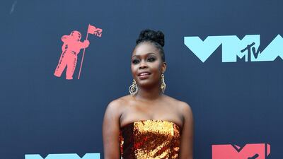 Charm La'Donna arrives at the MTV Video Music Awards on Monday, August 26. AFP