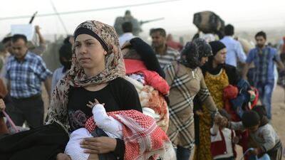 ISIL has seized at least 64 villages around Kobani since the onslaught started on Tuesday. AP Photo