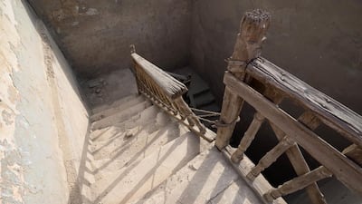 Details from the interior of a 19th century building in the Khalifa area of Islamic Cairo. Co-owner Shahira Mehrez would like to transform the structure into a boutique hotel but faces many challenges. Dana Smillie for The National