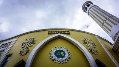 The front of the Jumma Mosque, the oldest in Maputo, Mozambique. March 23, 2019. Jack Moore / The National