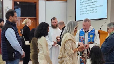 The Anglican Christ Church in Dubai’s Jebel Ali urged the faithful to take the time to listen. Photo: Christ Church Jebel Ali