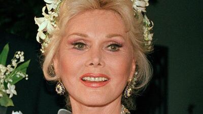 Zsa Zsa Gabor in 1986. AP Photo