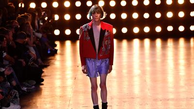 The Celine show closed out the fashion week showcases for menswear. AFP