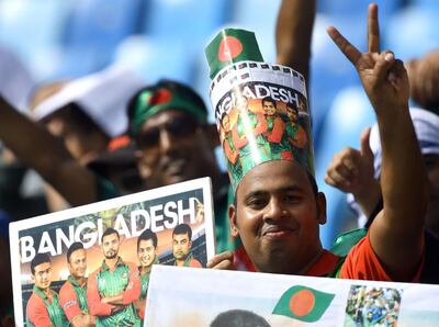 Bangladesh fans made up the majority of the 23,000 fans at the stadium. AFP