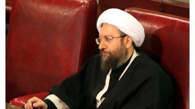 Iran's judiciary chief, Hojatoleslam Sadegh Ardeshir Larijani, described by human rights groups as 'a real hard-liner'.