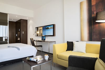 A suite at the Centro Waha Riyadh in Saudi Arabia.