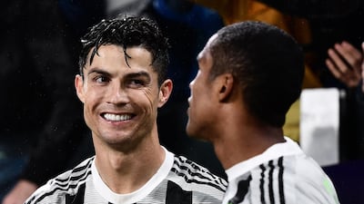 Juventus forward Cristiano Ronaldo, left. AFP