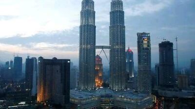 The Petronas Towers, the tallest twin towers in the world, are a spectacular landmark especially at sunset. John Brunton for The National