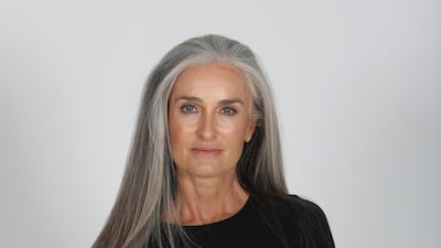 Caroline Labouchere, 54, is the UAE’s first grey-haired model. Photo: Caroline Labouchere
