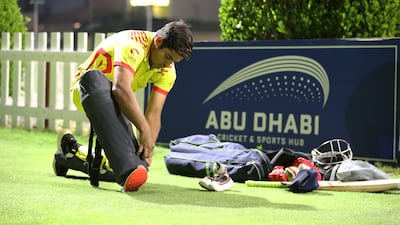 Ali Abid has also been called up to the UAE national team camp. Pawan Singh / The National