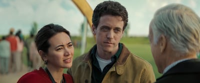 Jessica Henwick, left, and Ashley Zukerman in Silo season three. Photo: Apple TV