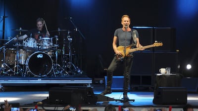 British singer Sting is supporting Swedish organization Songlines to help refugees through music. Raul Sanchidrian / EPA