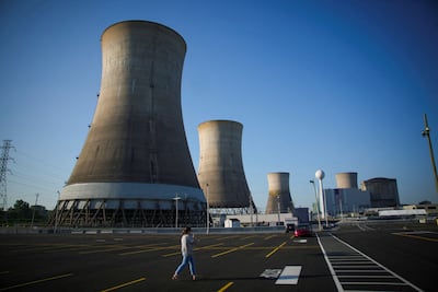 The former Three Mile Island nuclear power plant in Londonderry Township, Pennsylvania. Reuters