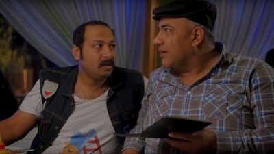 Mohamed Tharout and Boumi Fouad star in Nawart Masr. Courtesy Film Of Egypt Production