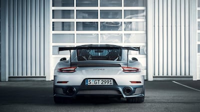 The 2018 Porsche 911 GT2 RS. Porsche