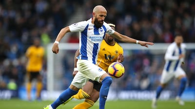 Right-back: Bruno (Brighton) – Became the oldest player to get an assist in the Premier League since Jussi Jaaskelainen in 2014 when he set up Glenn Murray’s winner. Getty Images