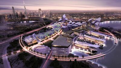 Tecom Investments is investing Dh4 billion for phase one the Dubai Design District, above, which is expected to the completed early next year. Courtesy Government of Dubai