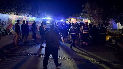 The entrance to Ain Al Hilweh camp after Israel's Tuesday night attack. Reuters