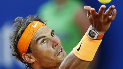 Spain's Rafael Nadal returns to Abu Dhabi to compete in this week's Mubadala World Tennis Championships. Manu Fernandez / AP file