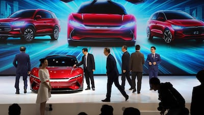 BYD, a Chinese electric car maker backed by billionaire Warren Buffett, will soon start selling car parts. AP