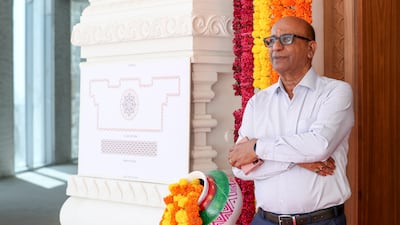 Gopal Kookani, general manager of the new Hindu temple, said the gathering to mark the work so far had given him goosebumps.