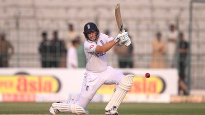England's Joe Root scored an unbeaten century on day three of the first Test against Pakistan in Multan on Wednesday, October 9, 2024. Getty Images