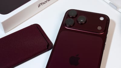 iPhone 18 Pro unboxing. Victor Besa / The National