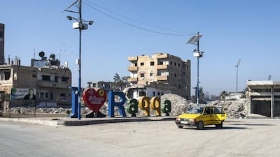 Raqqa was devastated during the battle to reclaim it from ISIS in 2017. Almost three years on, parts of the city are still in rubble. 20th December 2019. Thibault Lefébure for The National
