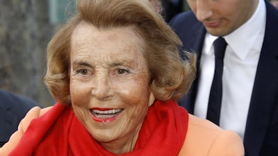 Liliane Bettencourt, pictured in 2012. Benoit Tessier/ Reuters / File