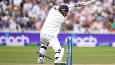 England's Josh Tongue is bowled out by Australia bowler Mitchell Starc to seal the win and make it 2-0 in the series. PA