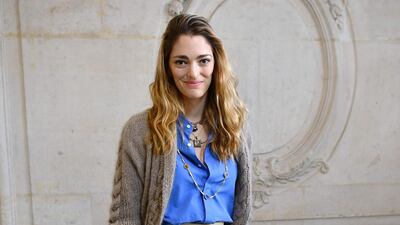 Argentinian model and socialite Sofia Sanchez de Betak attends the Dior Women's Spring/Summer 2020 Haute Couture show. AFP