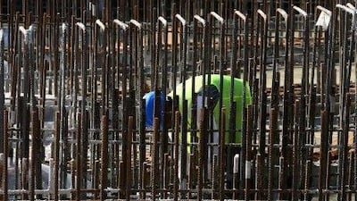The stalled steel rolling-mill project in Fujairah when completed will have the capacity to produce 1 million tonnes of metal-roll a year. Paulo Vecina / The National