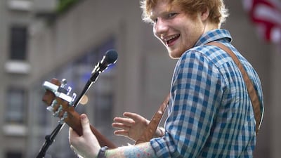 The British pop star Singer Ed Sheeran. Carlo Allegri / Reuters