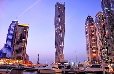 Cayan Tower in Dubai. Courtesy Better Homes