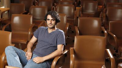 The director Nawaf Al Janahi, is launching the Emirati Cinema Campaign. Antonie Robertson / The National