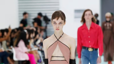 A model walks the runway at the Gucci Spring/Summer 2020 fashion show during Milan Fashion Week. Vittorio Zunino Celotto/Getty Images for Gucci