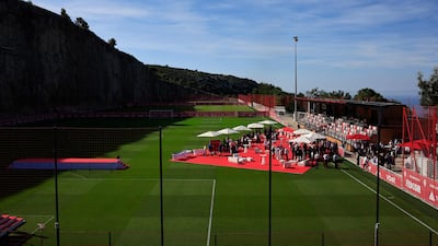 AS Monaco's new performance centre overlooks the Mediterranean sea. AFP