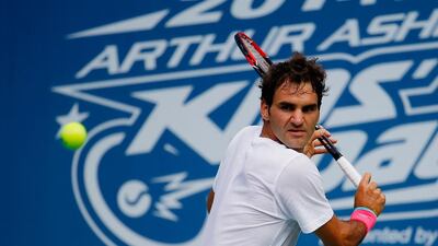 Roger Federer and his fans are excited about his prospects at the US Open. Chris Trotman / Getty Images
