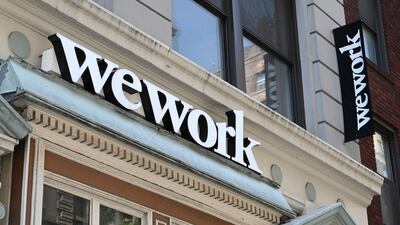 WeWork accounts for about 7 per cent of central London leasing this year. Photo: AFP