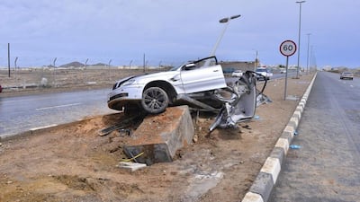 Twin Emirati brothers and a teen were killed in a road accident in Sharjah. Courtesy: Sharjah Police