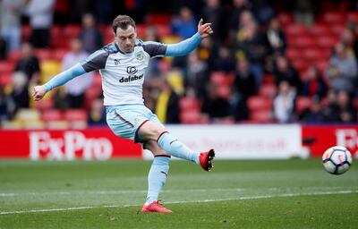 Ashley Barnes is in good form for Burnley. David Klein / Reuters