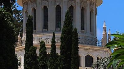 The golden-domed Shrine of the Bab sits amongst terraced gardens July 14, 2008 in Haifa, Israel. The world spiritual centre of the Bahai faith and resting place for the remains of their founder Bab, whose devotees number less than six million worldwide, was declared a World Heritage Site by UNESCO. Getty Images