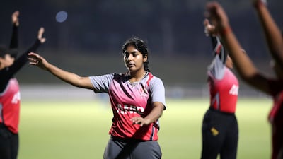 UAE international Kavisha Kumari. Chris Whiteoak / The National