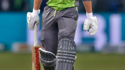 Ben Dunk during the PSL match against Karachi Kings. AP Photo