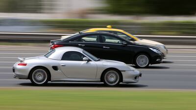 The UAE has been ranked number one in road quality worldwide for five years in a row. Pawan Singh / The National